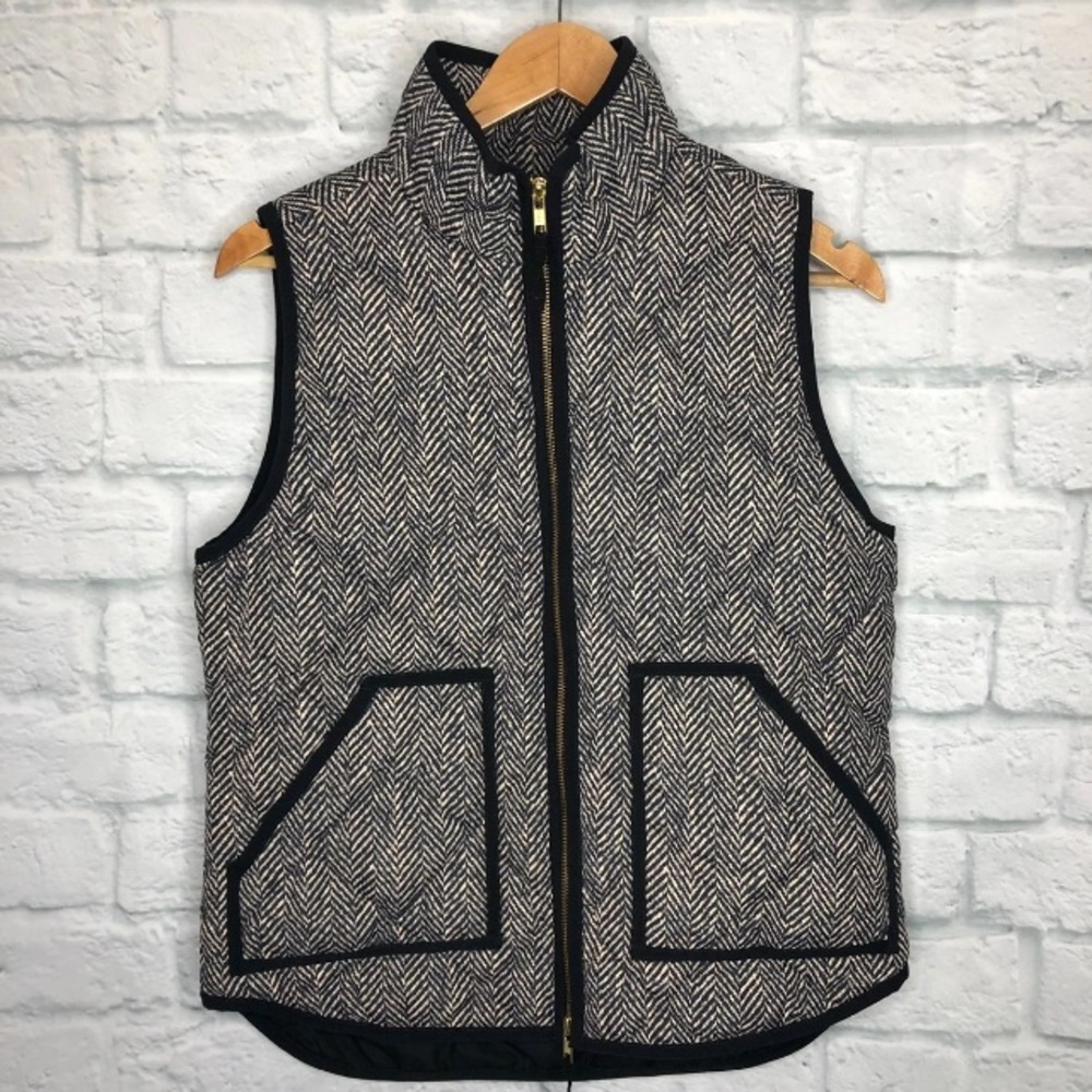 J. Crew Vest Herringbone